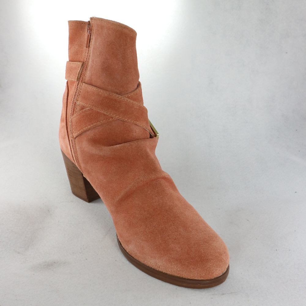 New MATISSE Rust "Harper" Orange Suede Boots - Picture 5 of 8